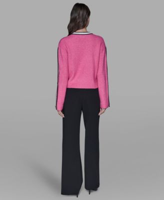 Petite Crewneck Long-Sleeve Sweater