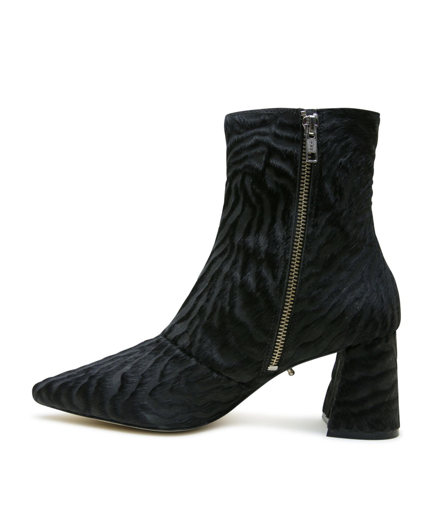 Женские ботинки Alterre Black Hairy Zebra Ankle, цвет: Зебра — фото 6