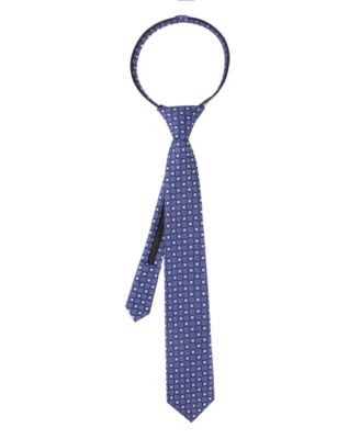 Tommy Hilfiger - Boys Classic Pattern Zipper Tie