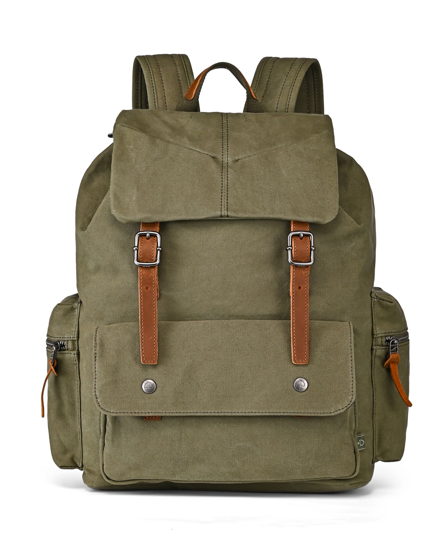Рюкзак TSD BRAND Coast Ranch Drawstring, цвет: Оливковый — фото 1