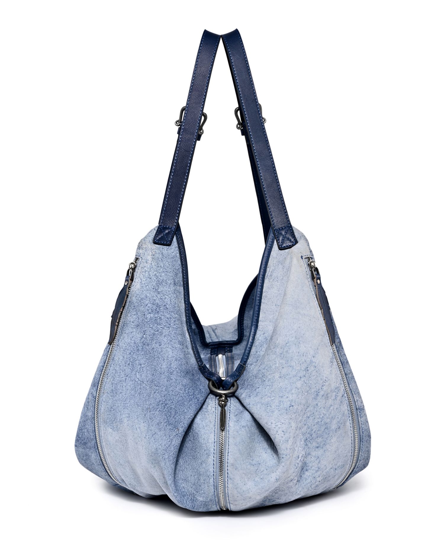 Dorado Extra-Large Lamb Leather Convertible Hobo Backpack