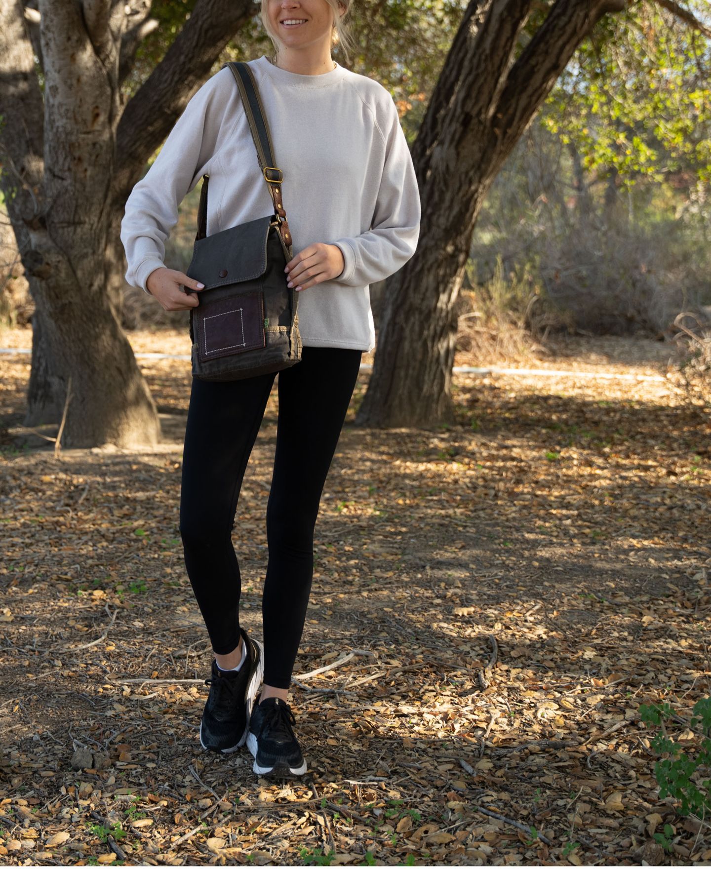 Женская сумка TSD BRAND Lake Toya Crossbody, цвет: Серый — фото 2