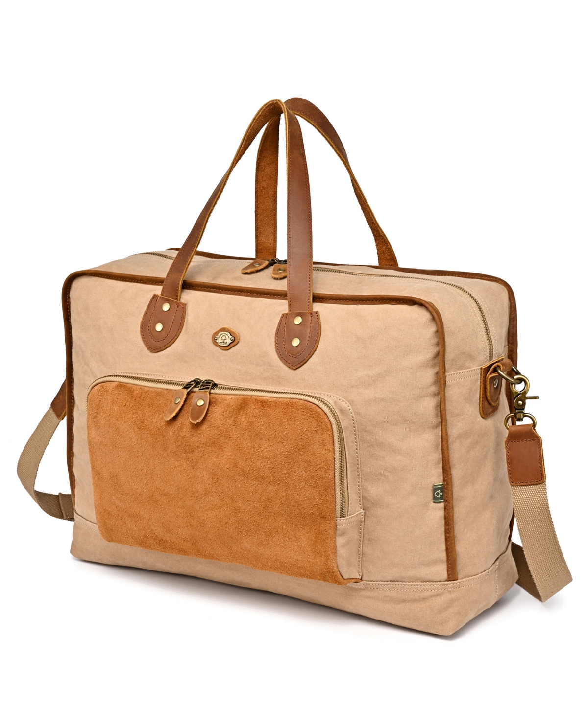 Tsd Brand Valley Oak Convertible Weekender Duffle Bag