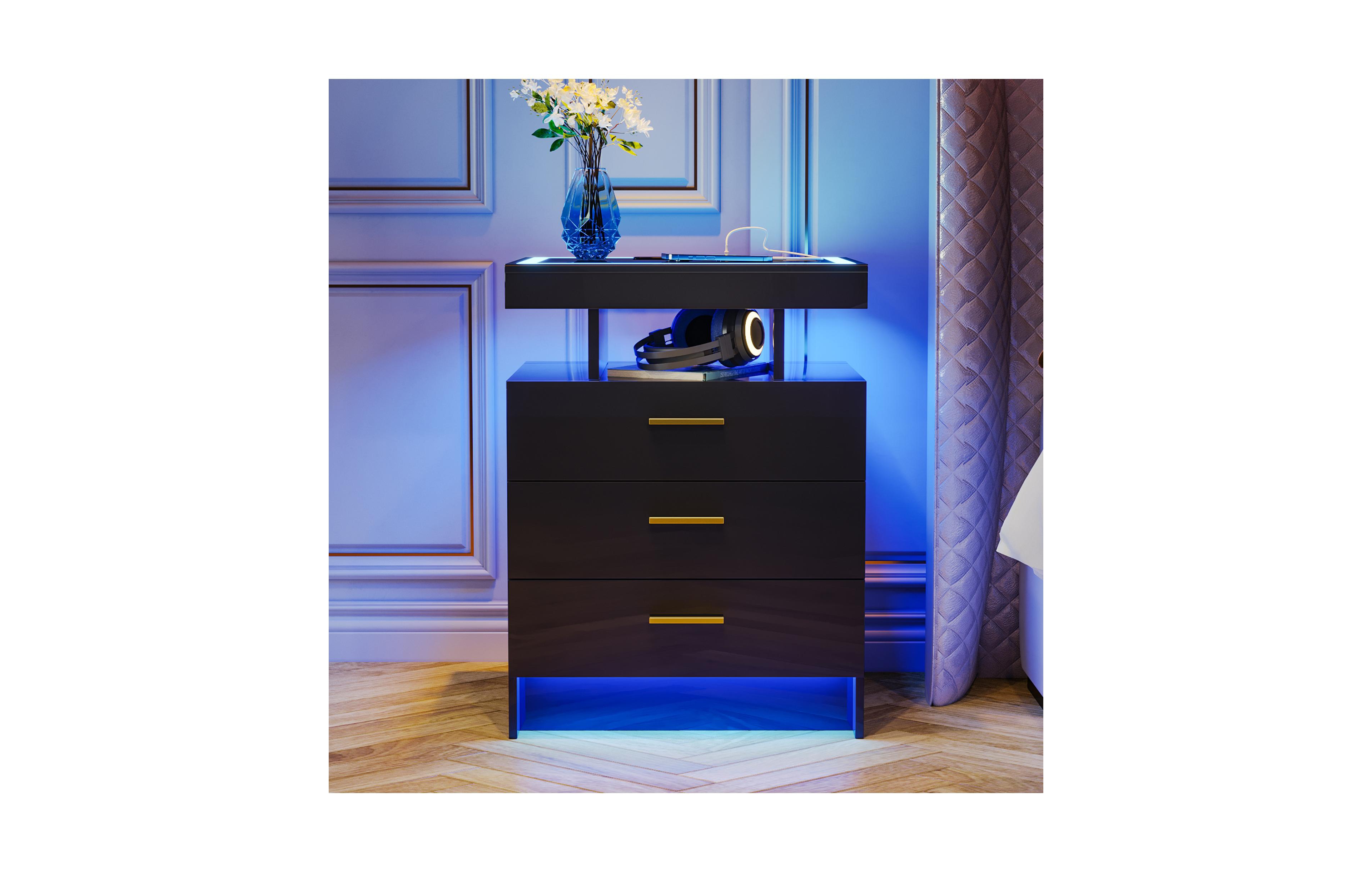Vlsrka Vanity Makeup Desk with Mirror and Lights
