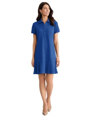 Women's Karolina Pleated Collared Short Dress