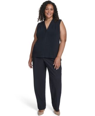 Plus Size V-Neck Top