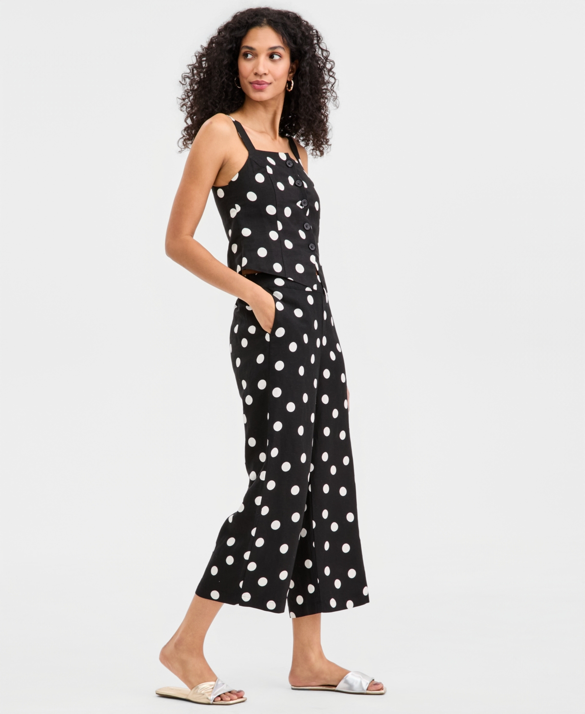 On 34th Women's Dot Culotte Pants, Macy's Exclusive