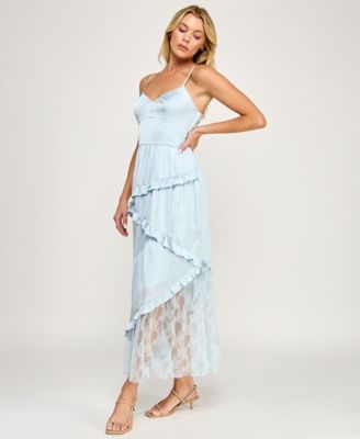 Juniors' Sleeveless Maxi Dress