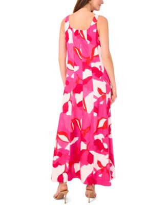 Women's Sleeveless Fit & Flare Maxi Dress