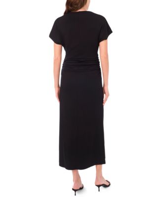 Women's Boat Neck Dolman Sleeve Dress