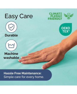 Extra Deep Pocket 18 - 24 Inch Microfiber Fitted Sheet - Twin