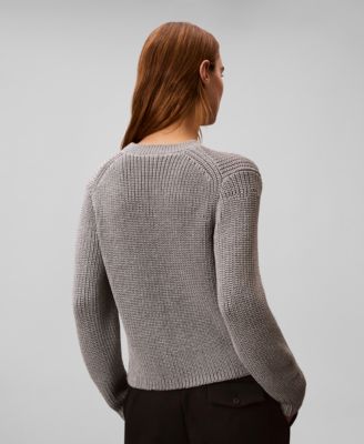 Women's Pull-On Ribbed Relaxed Sweater