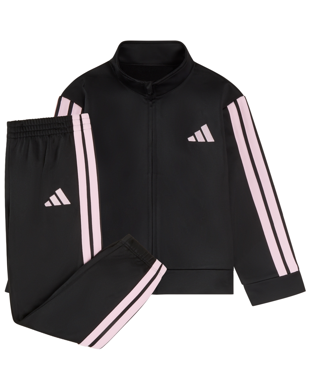 adidas Baby Girls Event Track Jacket and Bottoms, 2-Piece Set