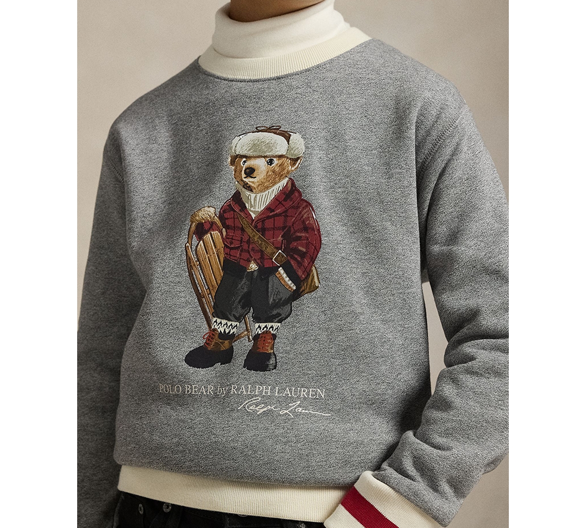 Polo Ralph Lauren Big Boys Bear Fleece Sweatshirt