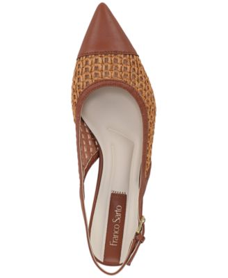 Women's Racer Pointed Toe Slingback Shoes