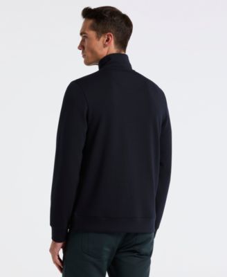 Men's Neoprene Quarter-Zip Long-Sleeve Sweater