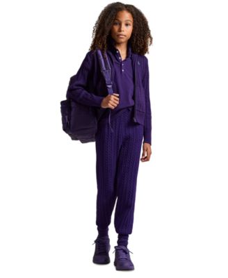 Girls 7-16 Mini-Cable Full-Zip Hoodie