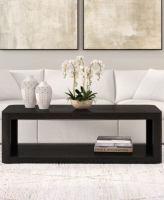 Kellan 47" Wood Wide Rectangular Coffee Table