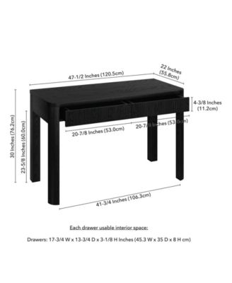 Mendoza 48" Wood Wide Rectangular Desk
