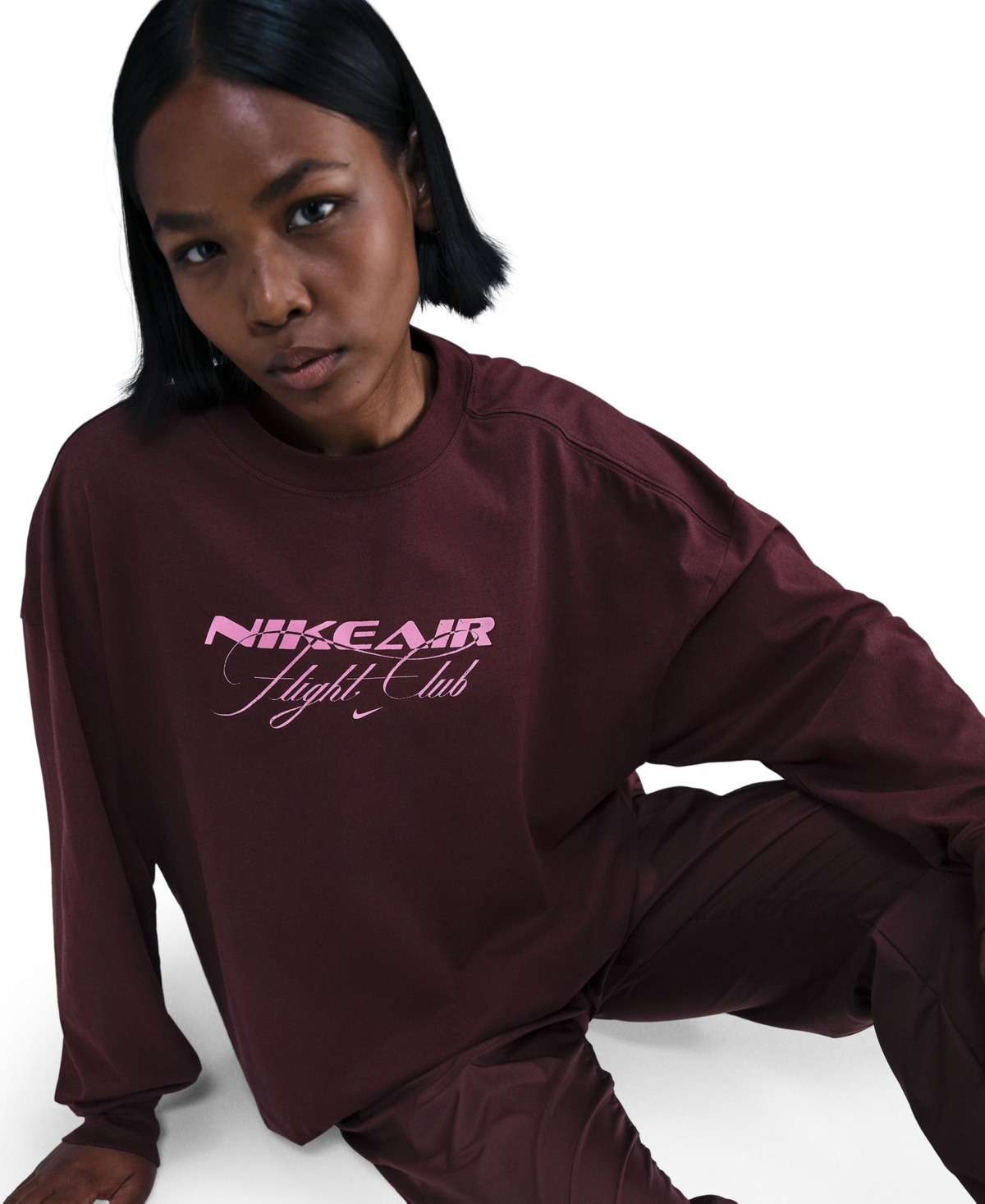 Nike Women's Oversized Long-Sleeve T-Shirt