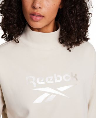 Women's Medium Vector Mock Neck Sweatshirt
