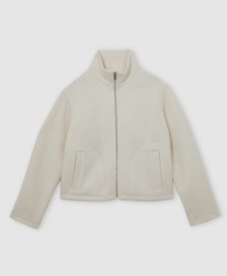 REISS - Women's Darrion Wool Felted Funnel-Neck Jacket