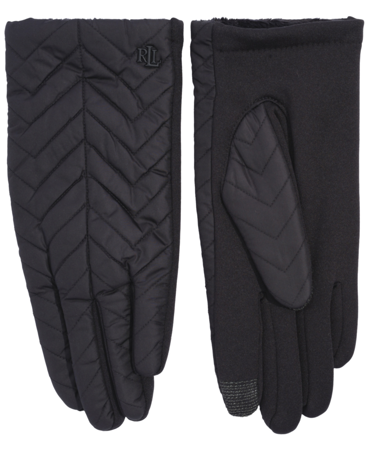Lauren Ralph Chevron Quilted Glove