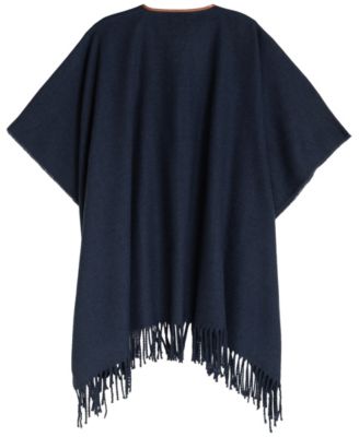 Ruana with Equestrian Buckle Wrap