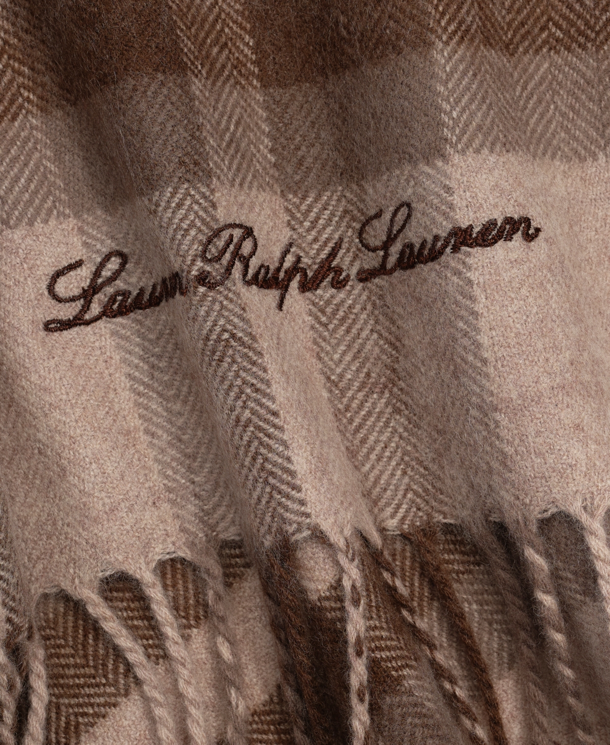 Lauren Ralph Lauren Wool Plaid Scarf