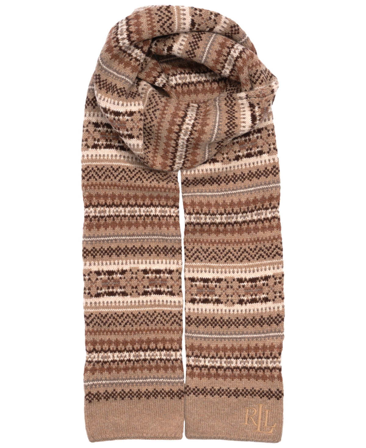 Lauren Ralph Lauren Tonal Fair Isle Scarf