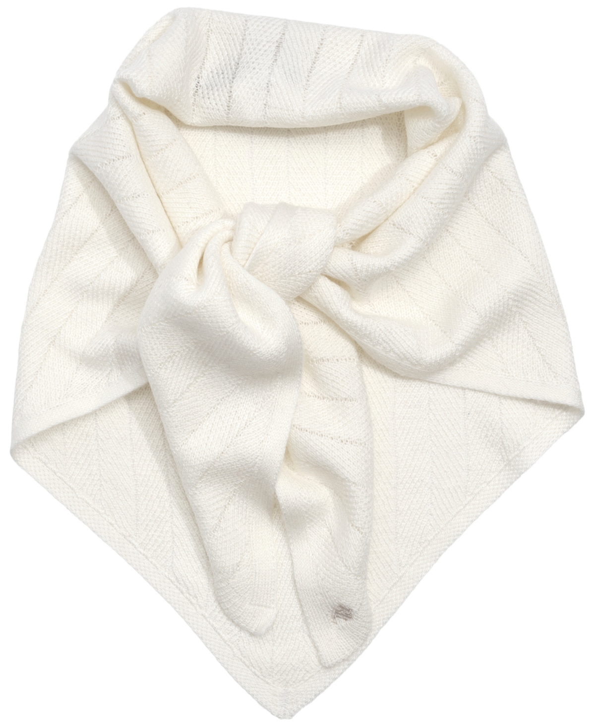 Lauren Ralph Chevron Knit Neckerchief Scarf