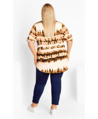 Women's Plus Size Leila Print Top
