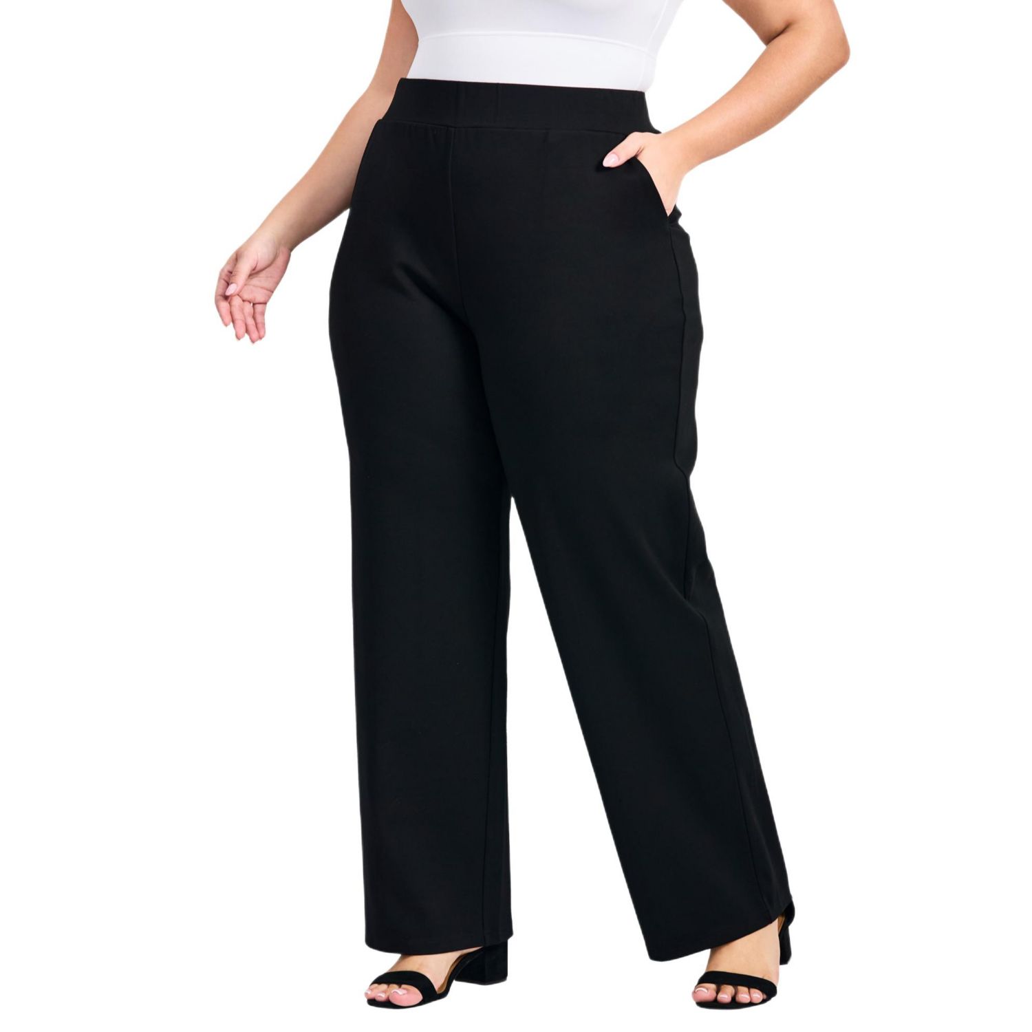 Women's Zoe Ponte Straight Leg Pants