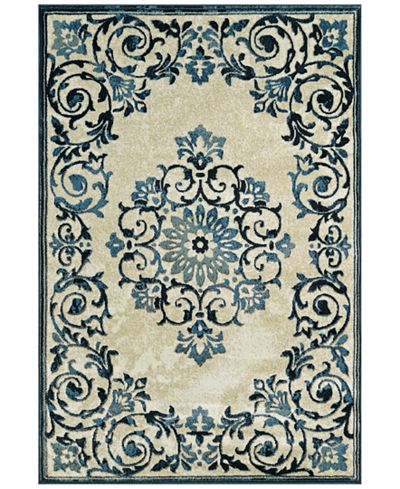 D Style Menagerie MEN185 Ivory Area Rugs
