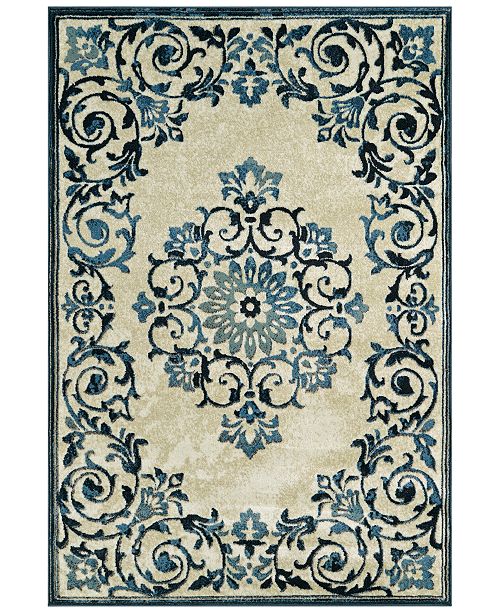 D Style CLOSEOUT! Menagerie MEN185 Ivory 3&#39;3&quot; x 5&#39;1&quot; Area Rug & Reviews - Rugs - Macy&#39;s