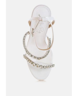 Womens Aragon Diamante Embellished Fantasy Heel