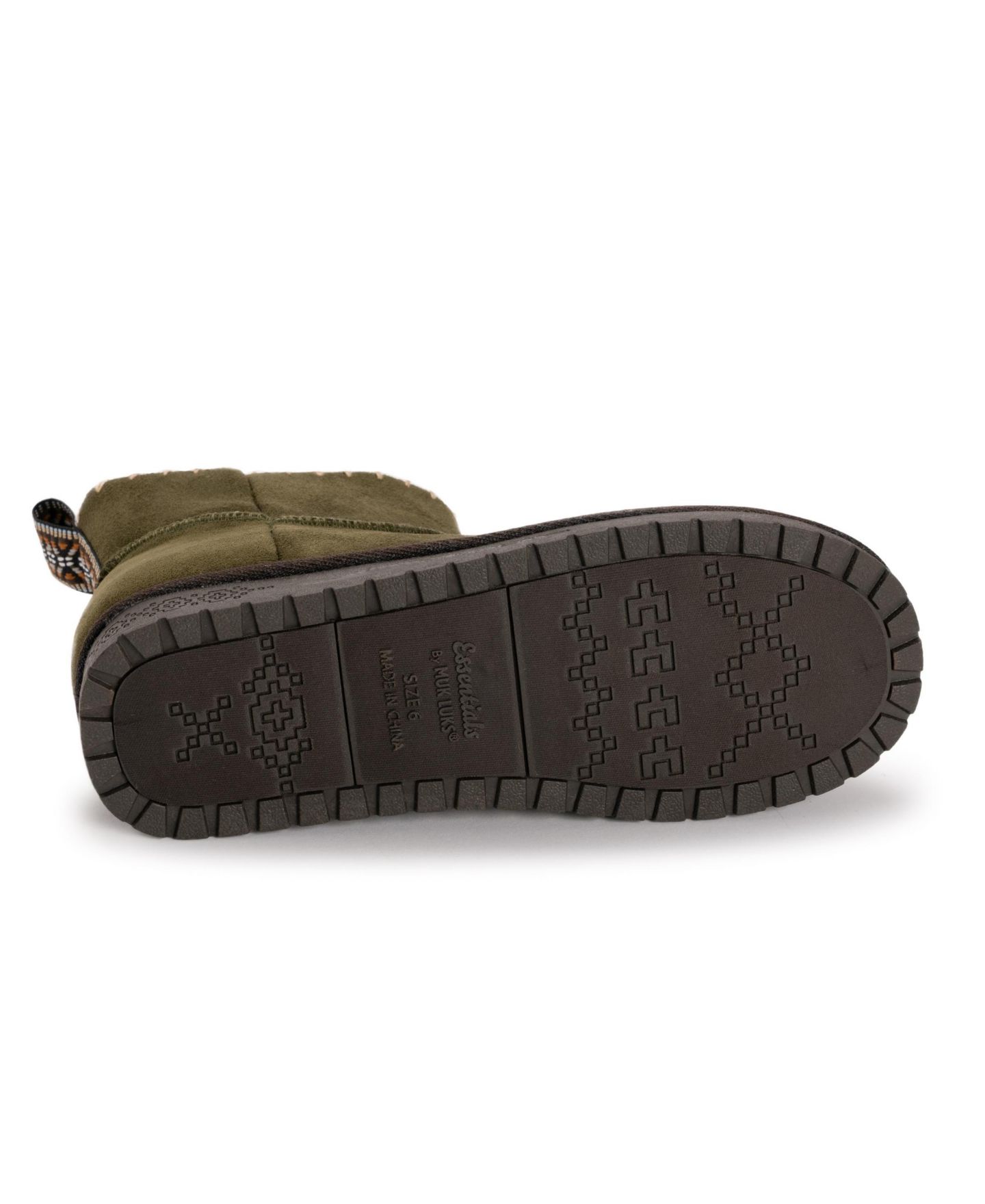 Тапочки MUK LUKS Softones By Unisex Adjustable Velour Slipper, цвет: Серый — фото 7