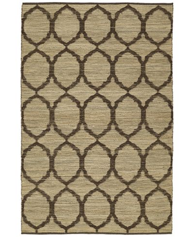 D Style Reversible Jute Oval Fudge Area Rugs