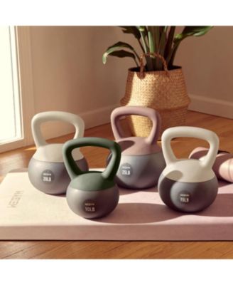 Soft Kettlebell 3pc Set - 10, 15, & 20 lbs