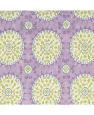 Canne Cornice 100% Cotton with Fully Lined 3" Rod Pocket Valnance for Windows 50" x 17" Heather