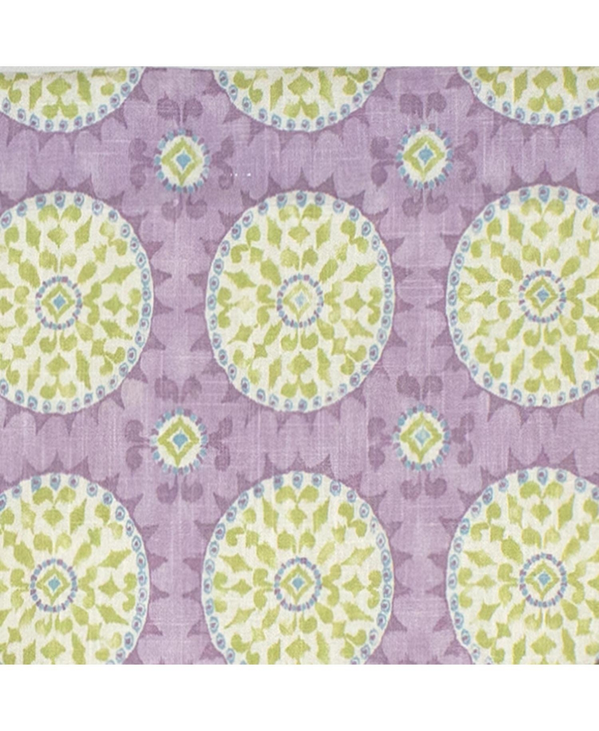 Rlf Home Canne Cornice 100% Cotton with Fully Lined 3" Rod Pocket Valnance for Windows 50" x 17" Heather