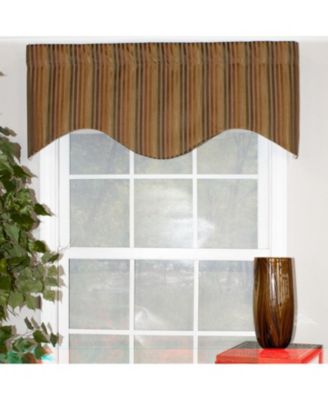 Fast Lane Cornice 100% Cotton with Fully Lined 3" Rod Pocket Valnance for Windows 50" x 17" Cornucopia