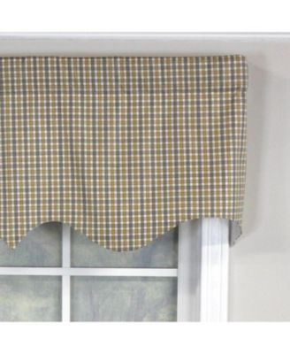 Gee Regal 100% Cotton with Fully Lined 3" Rod Pocket Valnance for Windows 50" x 17" Gray