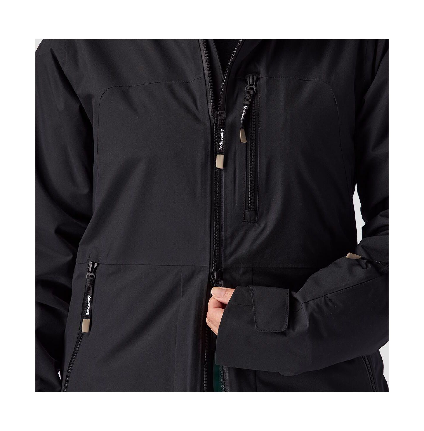 Женская куртка Backcountry CrestCruiser Insulated Jacket Insulated Ski and Snowboard Jackets, цвет: Чёрный — фото 6