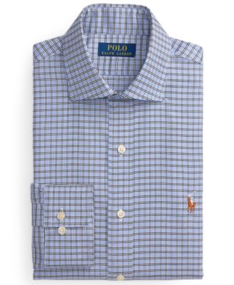 Men's Checkered Oxford Classic-Fit Dress Shirt