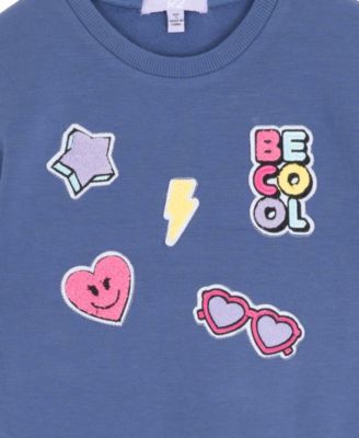 Girls' 4T-6X Long-Sleeve Top and Joggers, 2-Piece Set