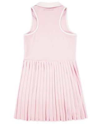 Girls' YPB neoKNIT Half-Zip Pleated Mini Dress