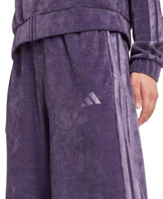 Women's House Of Tiro Velour Open Hem Pants