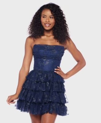 Alex & Sophia - Women's Strapless Dress