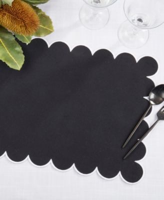 Eco Scallop Border Placemat, Set of 4
